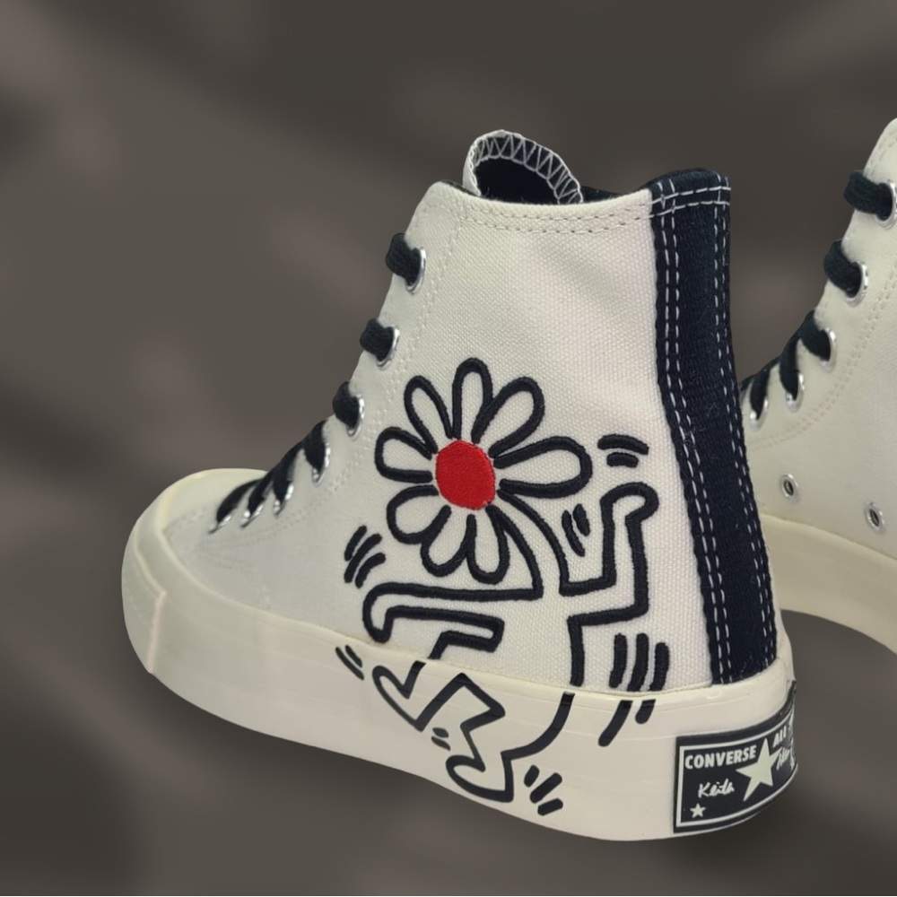MENS SIZE 3.5 Keith Haring x Converse Chuck Taylor All-Star 70 - Picture 8 of 10